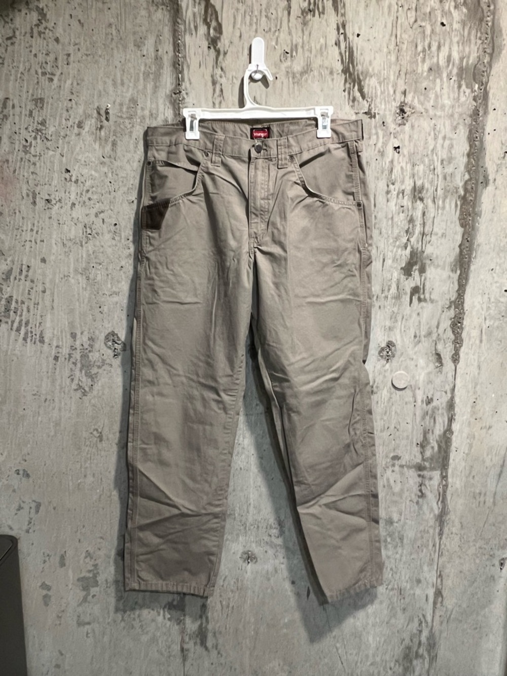 Wrangler Men's Cargo Pants - Taupe/Gray